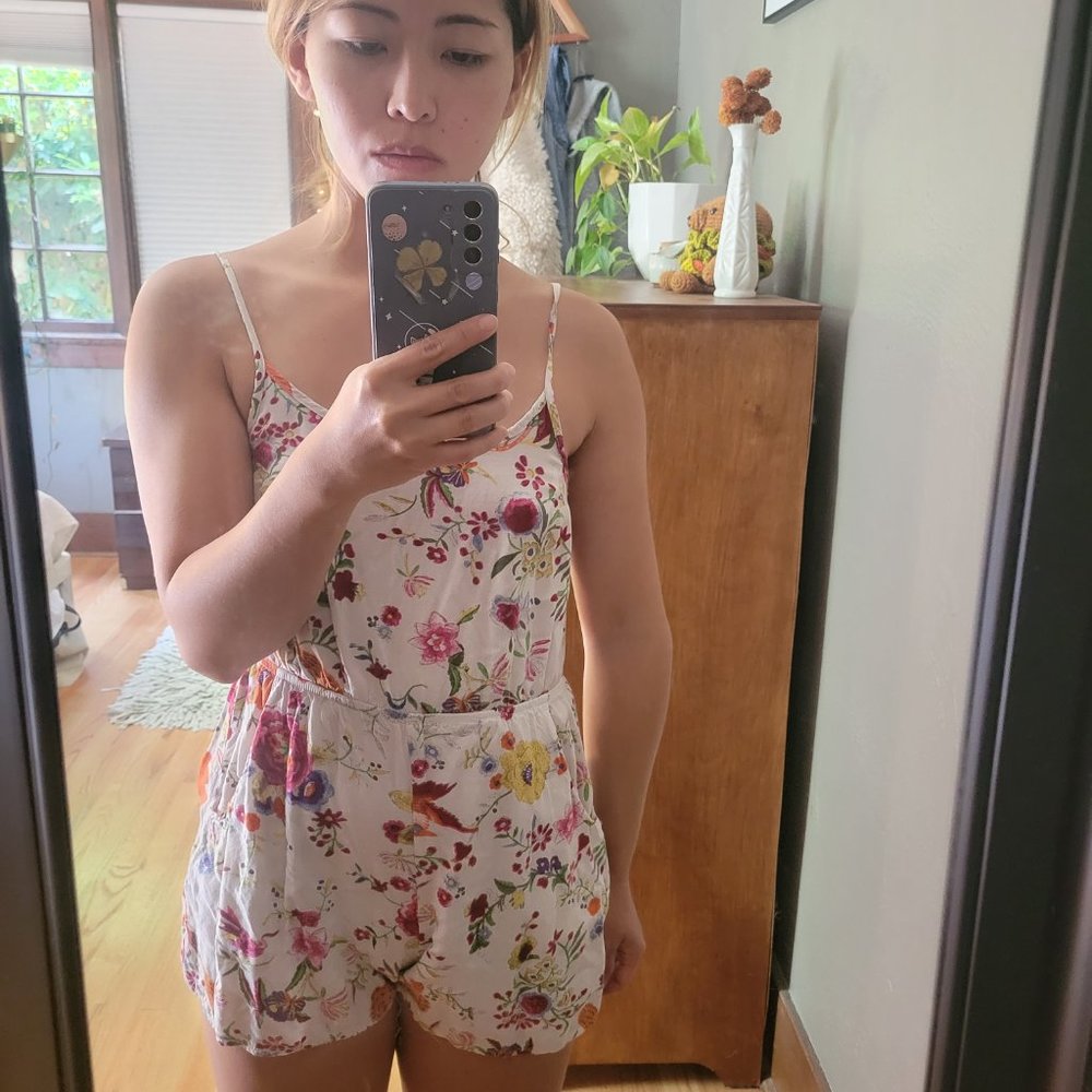 Lulus XS Floral Romper